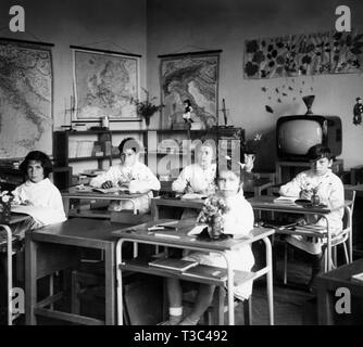 La scuola primaria, 1964 Foto Stock