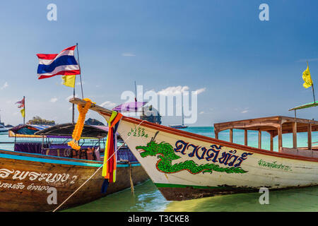 PhraNang Cave Beach in Krabi Thailandia Foto Stock