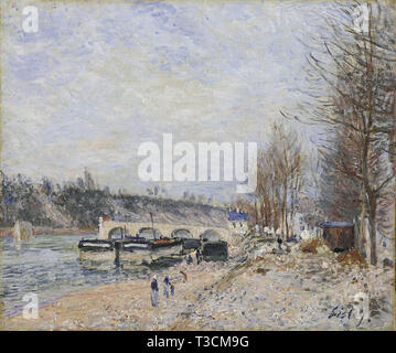 Alfred Sisley (1839 - 1899) - saint mamms temps gris 1884 Foto Stock