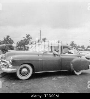 Ogni anno 1948-1966 da un gruppo di amici e famiglia caravaned dal Tennessee a Daytona Beach, in Florida per due settimane di divertimento al sole. Foto Stock