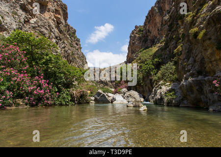 Preveli beach Foto Stock