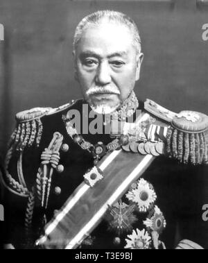 Il TOGO HEIHACHIRO (1848-1934) Imperiale Giapponese Ammiraglio navale Foto Stock