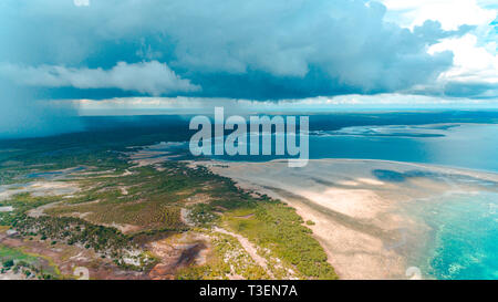 Utende zona spiaggia, mafia island Foto Stock