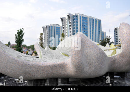 La Russia e la Cecenia, Groznyj, la città Foto Stock