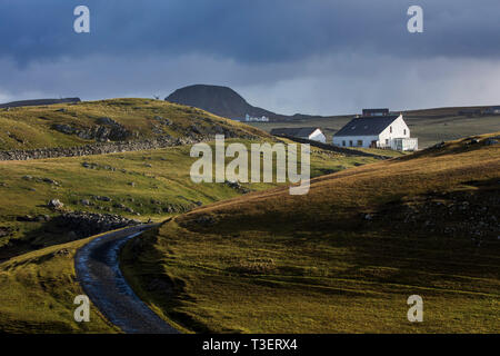 Fair Isle; Shetland; Regno Unito Foto Stock