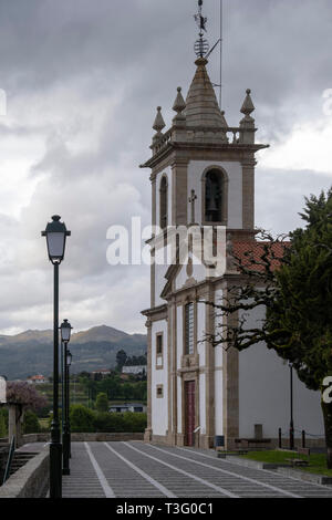 Igreja do Espirito Santo la Chiesa in Arcos de Valdevez, Minho, Portogallo, Europa Foto Stock