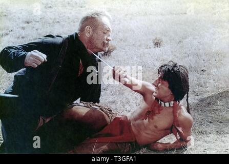 Piccolo Grande Uomo Anno : 1970 USA Direttore : Arthur Penn Dustin Hoffman Foto Stock