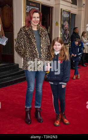 Londra, Inghilterra - aprile 09: Lucy Montgomery assiste il gala performance di 'dove è Peter Rabbit?" presso il Teatro Royal Haymarket il 9 aprile 2019 ho Foto Stock