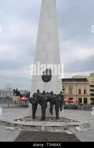 Bucarest: Romania il memoriale di rinascita, di Piazza della Rivoluzione Foto Stock