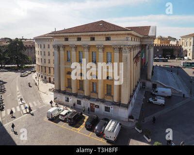 VERONA, Italia - CIRCA NEL MARZO 2019: Municipio di Verona Foto Stock