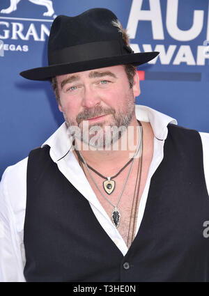 LAS VEGAS, CA - 07 aprile: Lee Brice assiste la cinquantaquattresima accademia di musica country assegna al MGM Grand Hotel & Casino on April 07, 2019 a Las Vegas, Nevada. Foto Stock