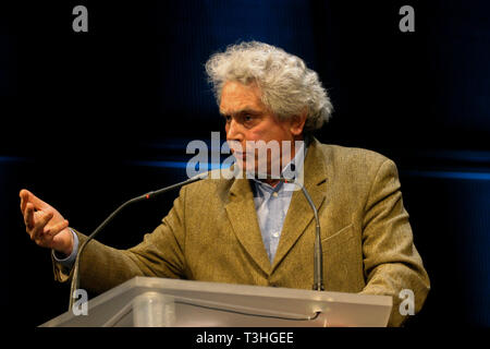 Filosofo francese Olivier Mongin colloqui di Rennes, Francia Foto Stock