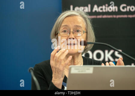 Signora Hale parlando all'assistenza legale a 70 Conferenza di Londra. Brenda Marjorie Hale, la Baronessa Hale di Richmond, DBE, PC, noto come Lady Hale è un britannico Foto Stock