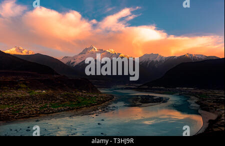 Yarlung Tsangpo Grand Canyon Foto Stock