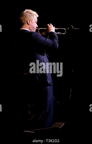 Poughkeepsie, Stati Uniti d'America. 25 GIU, 2015. Chris Botti at esegue al Bardavon 1869 Opera House il 25 giugno 2015 in Poughkeepsie, NY. Credito: Steve Mack/S.D. Mack foto/Alamy Foto Stock