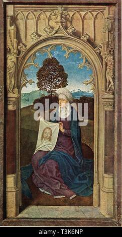 'Saint Veronica', 1470-1475. Autore: Hans Memling. Foto Stock