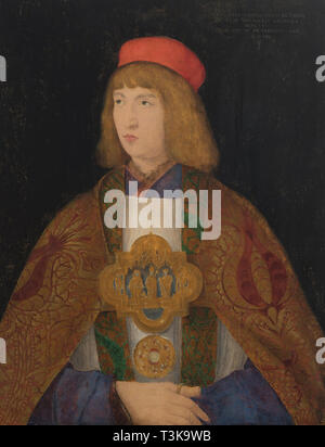Il Portrait di Albrecht di Brandeburgo (1490-1545), 1508. Creatore: de' Barbari, Jacopo (c. 1445-c. 1516). Foto Stock