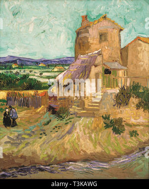 La maison de La Crau (Il Vecchio Mulino), 1888. Creatore: Gogh, Vincent van (1853-1890). Foto Stock