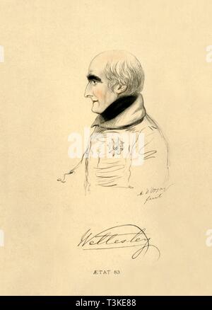 " Il marchese di Wellesley', 1833. Autore: Richard James Lane. Foto Stock