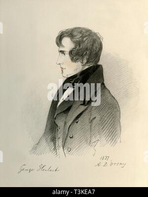 'George Herbert Esquire', 1837. Autore: Richard James Lane. Foto Stock