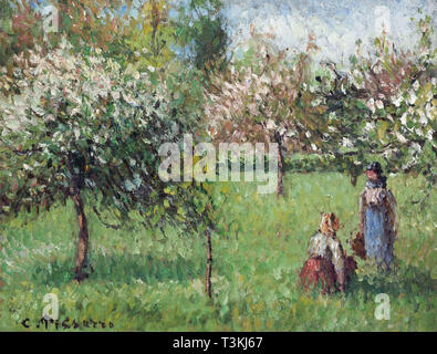 Camille Pissarro (1830 1903) Apple Blossoms Eragny Collezione privata 1900 Foto Stock