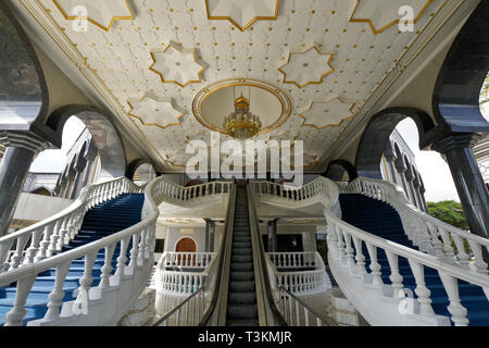 Ingresso di Jame' Asr Hassanil Bolkiah moschea, Bandar Seri Begawan, Sultanato del Brunei Foto Stock