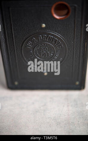Close-up di un'annata Brownie fotocamera Foto Stock