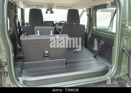 Hong Kong Cina Marzo 26, 2019 : Suzuki Jimny tronco 26 marzo 2019 a Hong Kong. Foto Stock