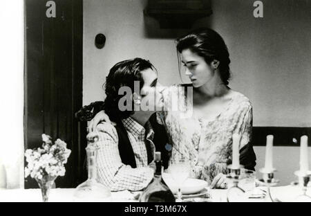 Antonio Banderas e Jennifer Connelly nel film di amore e di ombre, 1994 Foto Stock