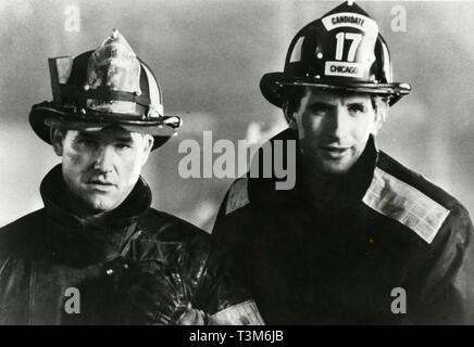 Kurt Russell e William Baldwin nel film Backdraft, 1991 Foto Stock