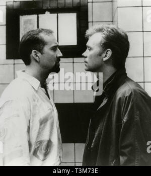 Nicholas Cage e David Caruso nel film il bacio della morte, 1995 Foto Stock