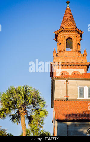 Grazia Regno Chiesa Metodista è raffigurato, Marzo 21, 2016 a St. Augustine, Florida. La chiesa fu costruita da olio tycoon Henry Flagler. Foto Stock