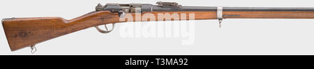 Armi di servizio, FRANCIA, fucile Gras M 1874 M 80, calibro 11 x 59R, numero L69090, fabbricati 1878 in Saint Etienne, Additional-Rights-Clearance-Info-Not-Available Foto Stock