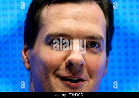 George Osborne MP. IOD convenzione annuale 2011. Londra. 11.05.2011. Foto Stock