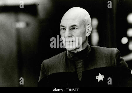 Patrick Stewart nel film di Star Trek: Generazioni, 1994 Foto Stock