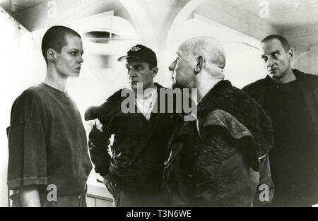 Sigourney Weaver, Brian Glover, Ralph Brown e Charles Dance nel film Alien 3, 1992 Foto Stock
