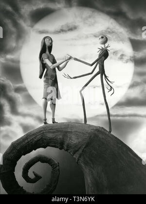 Scena del film di animazione Nightmare Before Christmas, 1993 Foto Stock