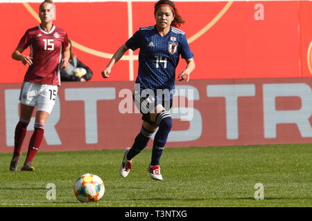 Yui Hasegawa (JPN), 9 aprile 2019 - Calcio : internazionale amichevole tra Germania 2-2 Giappone all'Benteler-Arena in Paderborn, Germania. (Foto di Mutsu Kawamori/AFLO) Foto Stock