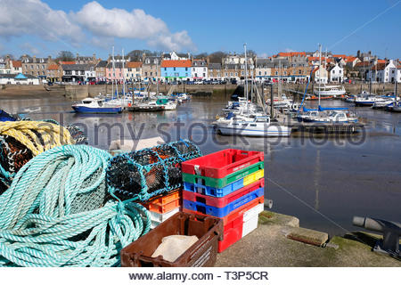 Anstruther Harbour, Fife, Scozia Foto Stock