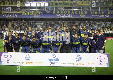 Boca Juniors Formazione del team Foto Stock