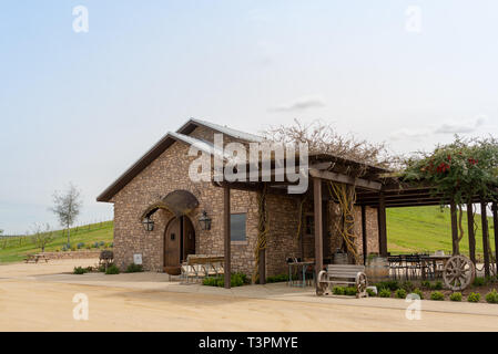 Paso Robles, UCE, CA - Marzo 22, 2019: 46 Winery & Cantine di Paso Robles California centrale, STATI UNITI D'AMERICA. - Immagine Foto Stock