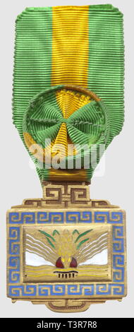 Ordre du Mérite Agricole, créé en 1936, officier, diamètre 39 x 46mm, Additional-Rights-Clearance-Info-Not-Available Foto Stock