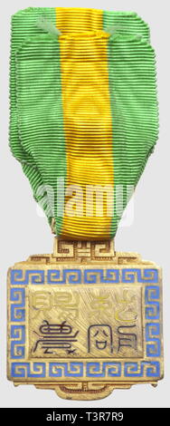 Ordre du Mérite Agricole, créé en 1936, officier, diamètre 39 x 46mm, Additional-Rights-Clearance-Info-Not-Available Foto Stock
