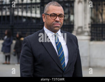 Il vice presidente del partito conservatore James sapientemente, MP per Braintree in piazza del Parlamento. Dotato di: James sapientemente dove: Londra, Regno Unito quando: 11 Mar 2019 Credit: Wheatley/WENN Foto Stock