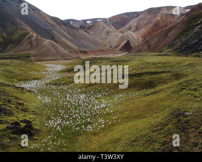 Landmannalaugar / Islanda Foto Stock