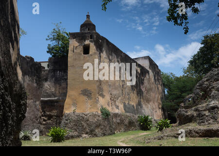 Fort Jesus Mombasa Foto Stock