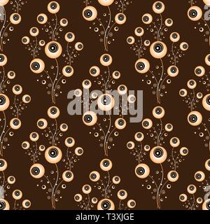 Abstract fiori senza giunture. Moda urban concept. Illustrazione Vettoriale Illustrazione Vettoriale