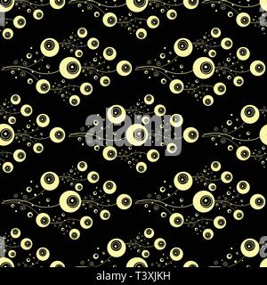 Abstract fiori senza giunture. Moda urban concept. Illustrazione Vettoriale Illustrazione Vettoriale