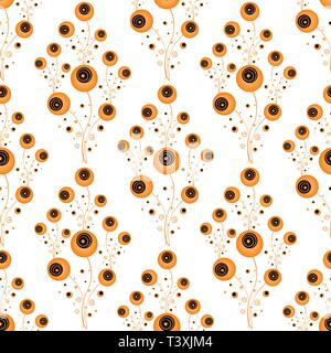 Abstract fiori senza giunture. Moda urban concept. Illustrazione Vettoriale Illustrazione Vettoriale
