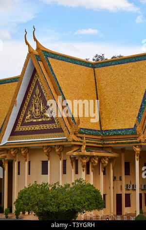 Preah raggiungere Damnak Chan (amministrative Royal uffici) all'interno del palazzo reale motivazione in Phnom Penh Cambogia. Foto Stock